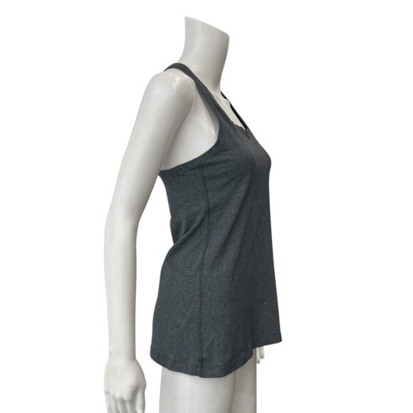 $48 Lululemon Heathered Gray Cool Racerback II Tank Top size 8 - Picture 3 of 6